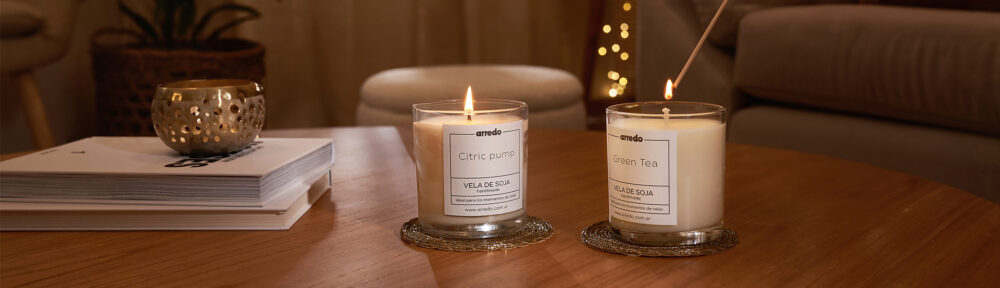 velas de soja