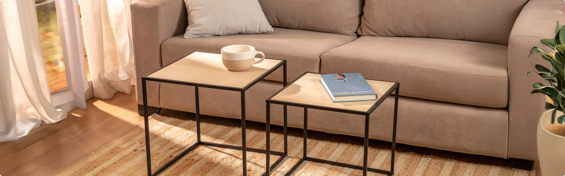 Decoración de living pequeño con productos Arredo