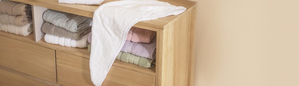 Gorro turbante de baño de toalla para cuidar tu pelo.